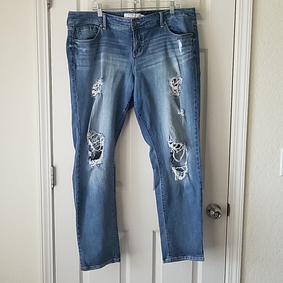 torrid Denim - Torrid Distressed Boyfriend Jeans